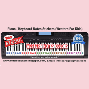 Keyboard Stickers for Kids 